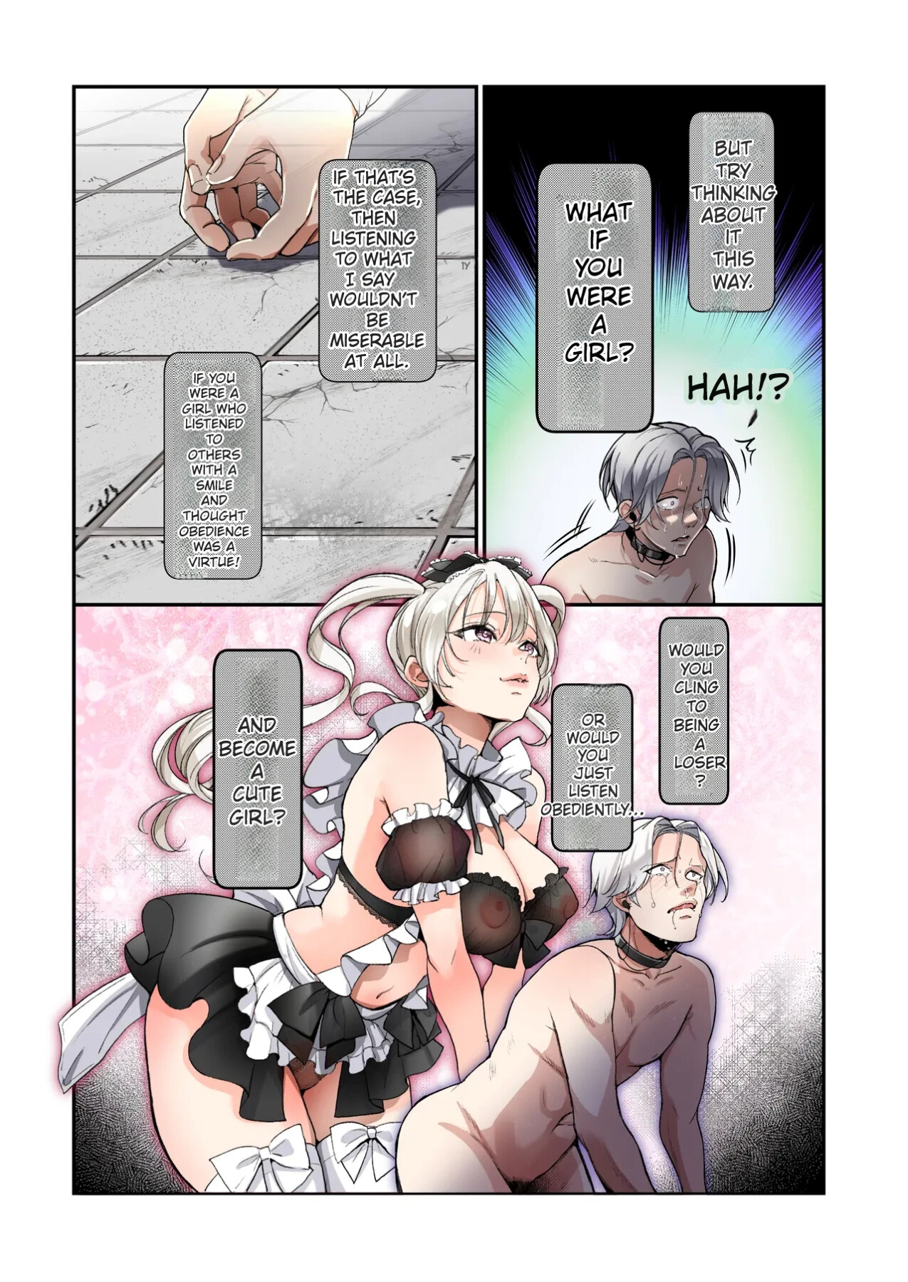 Hentai Manga Comic-The Delinquent Son's TS Re-Education Plan!-Read-10
